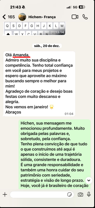 Depoimento de Hichem, cliente na França